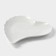 Ceramic serving dish "Heart", 30 × 28 × 3 cm, white color
