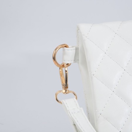 Bag-clate on magnets, strap on the wrist, white color-3