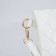 Bag-clate on magnets, strap on the wrist, white color