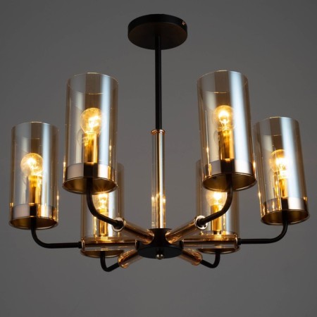 Barvara Causteen 6x60W E14 Black 55x55x46cm SVK-2