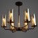 Barvara Causteen 6x60W E14 Black 55x55x46cm SVK