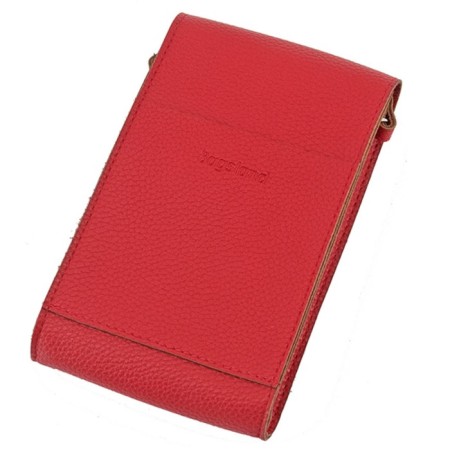 BT001-77140 bag, red, genuine leather, 11x3x17 cm-1