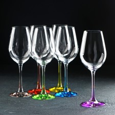 A set of glasses for the wine 