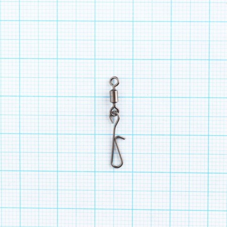 Tiger of the Volzhanka Flasp 906 Rolling Swivel with Hanging Snap B 8x2, Test 10 kg, 10 pcs-1