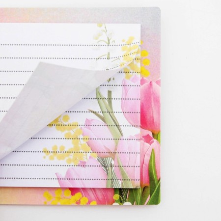 Set in the postcard "March 8", 4x20 l stickers, a detachment block 30 l.-3