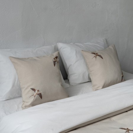 Set: a bedspread with pillowcases "Mary", size 230x250 cm, 45x45 cm - 2 pcs, color beige -brown-2