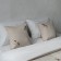 Set: a bedspread with pillowcases "Mary", size 230x250 cm, 45x45 cm - 2 pcs, color beige -brown