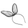Carnival rim of a bunny