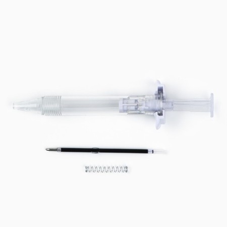 Pen Priklik Blood Blue Paste, syringe “Talented doctor”, on the substrate-3