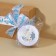 Satin tape “Happy New Year!”, White, 4 cm x 22.5 m