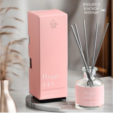 Diffusor "HYGGE" aromatic, 50 ml, delicate rose-3