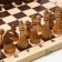 Chess Wooden Grandmaster, tournament 43 x 43 cm, King H-10.6 cm, pawn H-5.6 cm