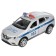 Metal machine "Renault Arkana Police", 12 cm, doors and trunk open, silver color
