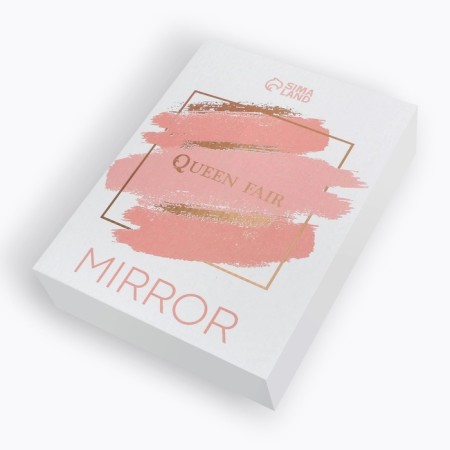 Mirror with a stand for storage "Bamboo", on a flexible leg, a mirror surface 16.5 × 19.5 cm, brown color/silver color-6