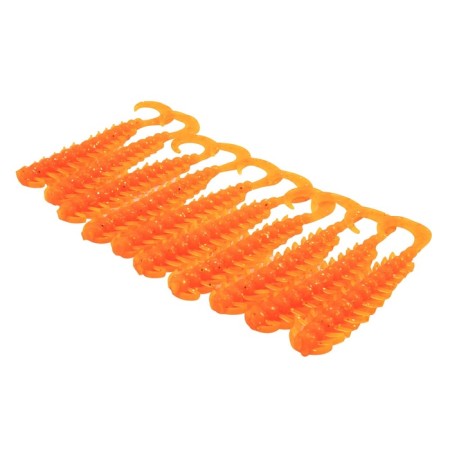 Twizter Yaman Pro Ruff, r.7.6 cm, color #03 - Carrot Gold Flake, apple. 10 pcs.-1