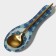Glass stand under the spoon of the Angha's share, 21.5 × 7.7 cm