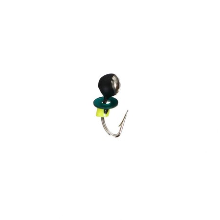 Mormyshka fraction with a silver crown, weight 0.2 g, size 2.5