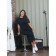 Female dress w.w.f.h., size 54, black color