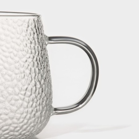 Glass mug Magistro "Sarah", 380 ml, 9 × 12.5 cm-2