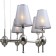 Suspension lamp 8x40W E14, size 86x86x100 cm