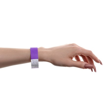 Paper control bracelet "Violet" Tyvek 100 pieces-1