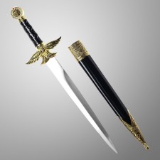 Suv-huh weapon dagger scabbard metal gold eagle in the form of an emphasis on the handle of the cut on the scabbard 39 cm