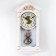 Wall clock, series: pendulum, "tinat", smooth move, d-16 cm