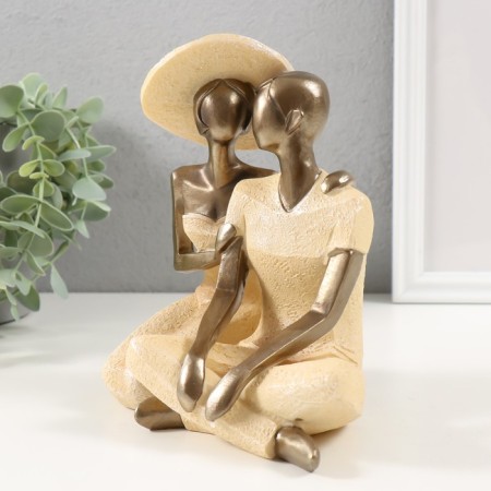 Polystone souvenir "Stylish couple" 21x13x18 cm-3