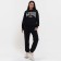 Women's costume (sweatshirt/pants), black color, size S (42)