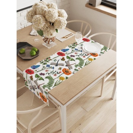 The track on the table "Field sketches", Oxford, size 40x145 cm