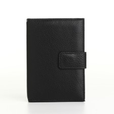 Cover 2 in 1, for auto documents and passports on a magnet, the color is black