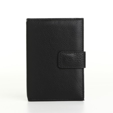 Cover 2 in 1, for auto documents and passports on a magnet, the color is black
