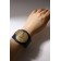 Bracelet skin casual, dark blue color in gold l = 22
