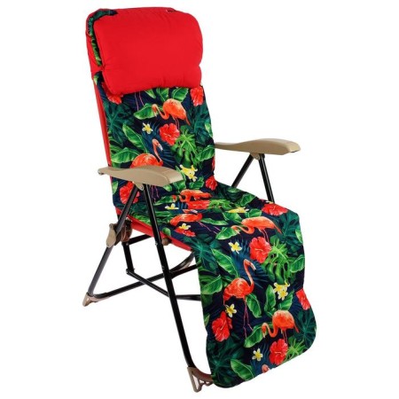 Swess chair, 82x59x16 cm, flamingos print-5