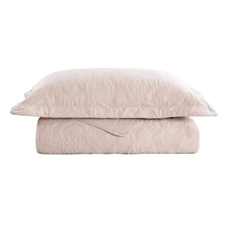 A set with a vertical bedspread, size 240x260 cm, 50x70 cm - 2 pcs, color cream-3