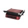 Electric grill Oursson EG2035S/DC, 2000 watts, anti -stick coating, dark cherry