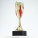 Cup 187, award figure, gold, a stone, 22.8 x 11.5 x 7 cm.