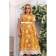 Women's dress, size 52, mustard color