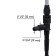 4-fly spray, elongated, 60 cm, fitting for hoses 1/2 "-3/4", metal, plastic, "beetle"
