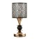 Milan table lamp E27 40W Black-Zoloto 14.8x14.8x31.5 cm