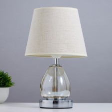 Table lamp 16712/1 E27 40W chrome 22x22x32 cm Risalux