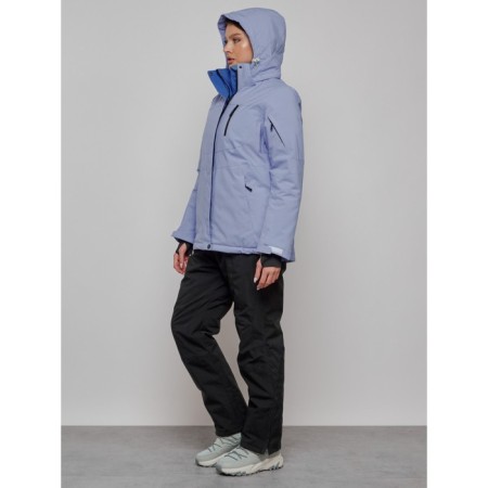 Ski costume is female, size 50, purple color-5
