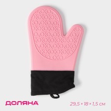 Mitten for hot with the cuff 