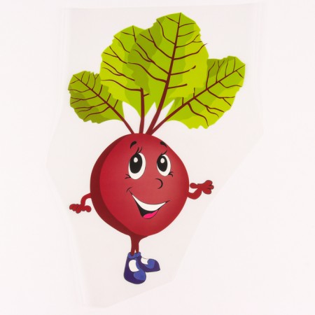 Thermalrotransfer "beetroot", set of 10 pcs.