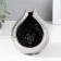 Ceramics candlestick per 1 candle "Pomegranate" d = 4.5 cm silver 10x10x11.5 cm