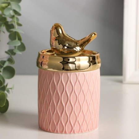 Coramics Coramics "Golden Bird" 13x7.5x7.5 cm-3