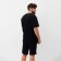 Pajama men's kaftan "I'm too lazy" size 56, black