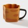 Ceramic mug "Tiger's paw", 350 ml, orange color