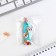 Acrylic key keychain, "Meow" plate, 8 x 2 cm