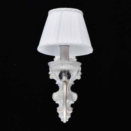 Sconces "Augustine", 40W E14, white color, gold-2